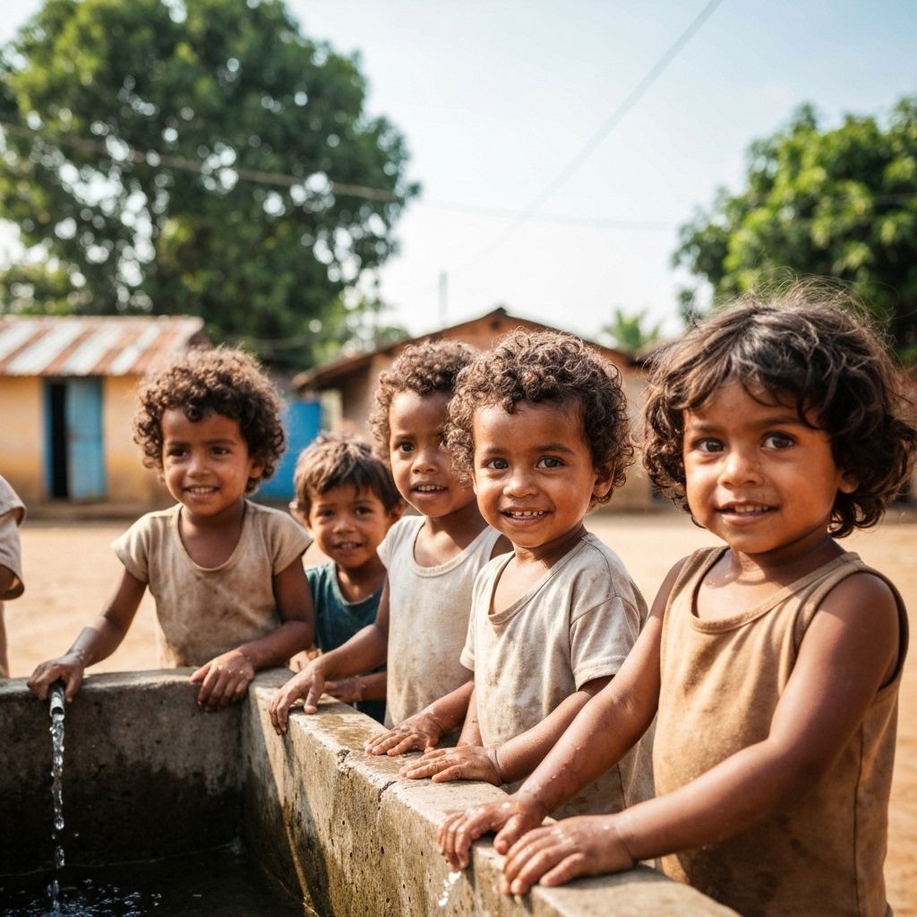 Children at the Well